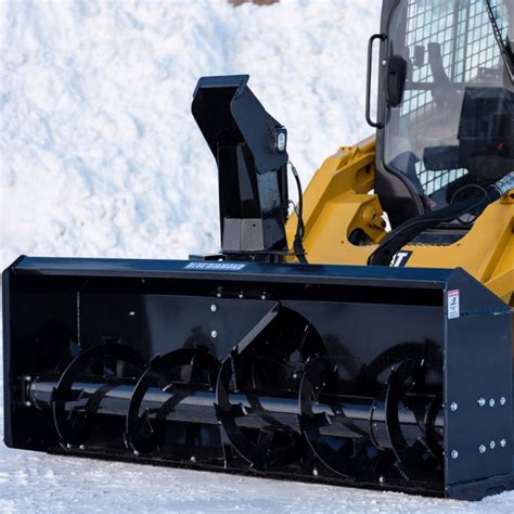 skid steer bedding blower|hydraulic snowblower for skid steer.